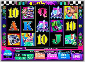 Play Crazy 80's @ BlackJack Ballroom Casino