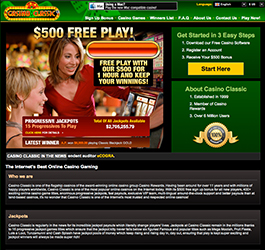 Casino Classic Homepage